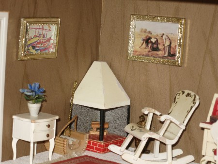 Öppen spis i finrummet - 